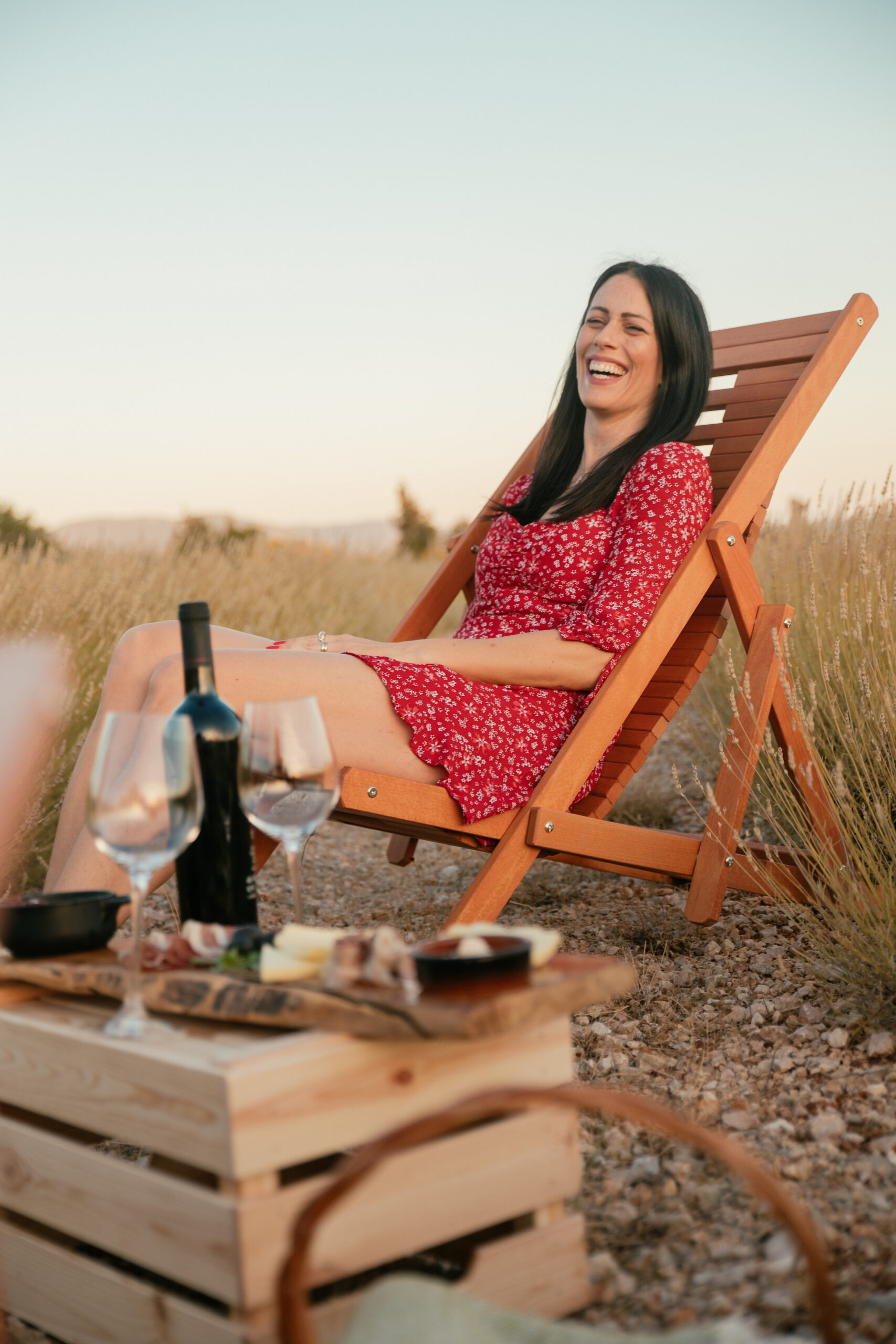 Lavender picnic with wine tasting near zadar
